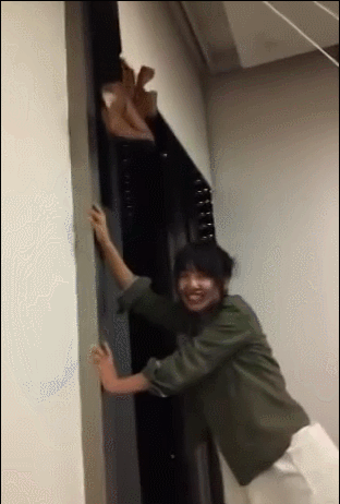 菜々ちゃん靴無かったら帰られへん (gif,山田菜々 2012