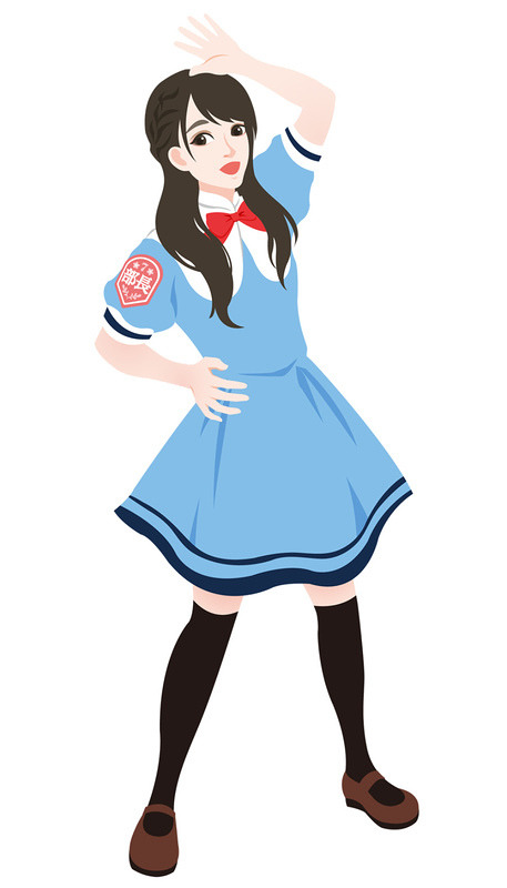 菜々「お笑い部部長 (TV)」  Nana Geinin TV Uniform