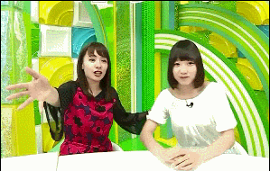 「変顔」GIF  夢みるアドレセンス ・ 京佳 vs. 山田菜々