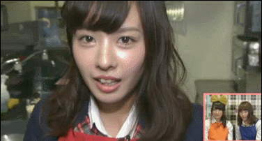 「カラスモノマネ」山田菜々,gif