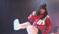 跳び箱を飛ぶ！山田菜々 GIF