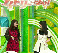 「閃き、天地を繋げ！鬼丸国綱！武将降臨、織田信長！」GIF 高橋明日香 vs. 山田菜々