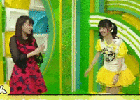 GIF 羽島みき(神宿) + 山田菜々 Oh My God